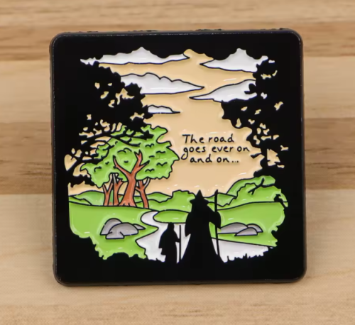 Przypinka emaliowana metalowa PIN Władca Pierścieni Hobbit Gandalf Frodo
