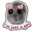 Przypinka emaliowana metalowa PIN I'm just a girl Chomik memy
