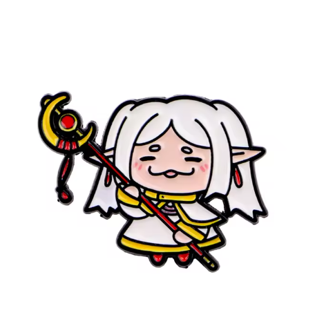 Przypinka emaliowana metalowa PIN Frieren Chibi