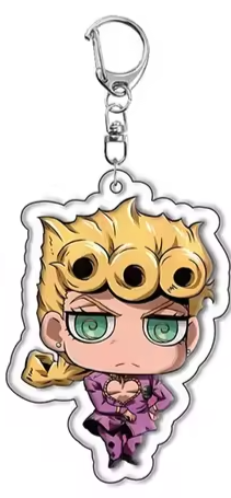 Brelok akrylowy Giorno Giovanna JoJo's Bizarre Adventure 5cm