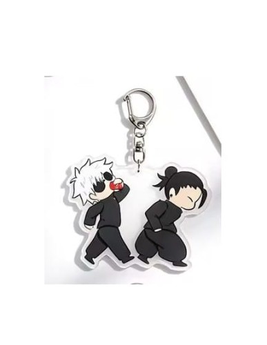 Brelok akrylowy Gojo i Geto Spacerowicze Jujutsu Kaisen 5cm