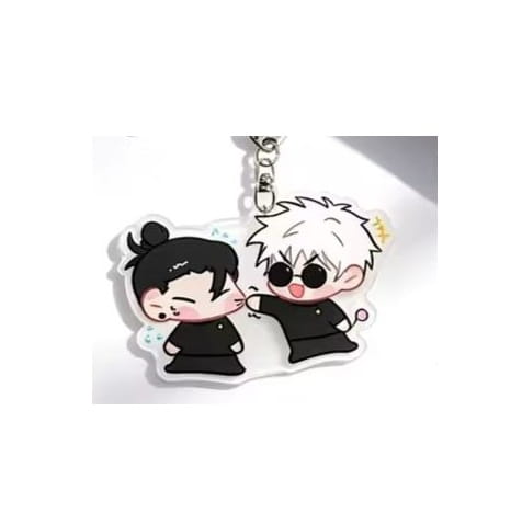 Brelok akrylowy Gojo i Geto Chibi Jujutsu Kaisen 5cm