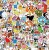 Naklejki winylowe Wlepy Bajki Cartoon Network Gumbal Johhny 50 sztuk