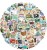 Naklejki winylowe Wlepy Wakacyjne Podróże Wakacje 50 sztuk STICKERBOMB
