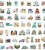 Naklejki winylowe Wlepy Wakacyjne Podróże Wakacje 50 sztuk STICKERBOMB