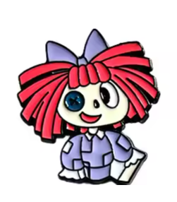 Przypinka emaliowana metalowa PIN Amazing Digital Circus Ragatha