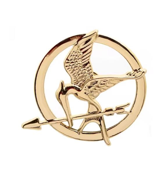 Przypinka emaliowana metalowa PIN Kosogłos Mockingjay Igrzyska Śmierci