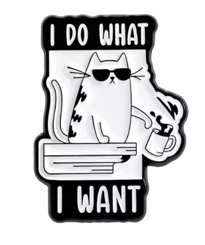 Przypinka emaliowana metalowa PIN I do what I want