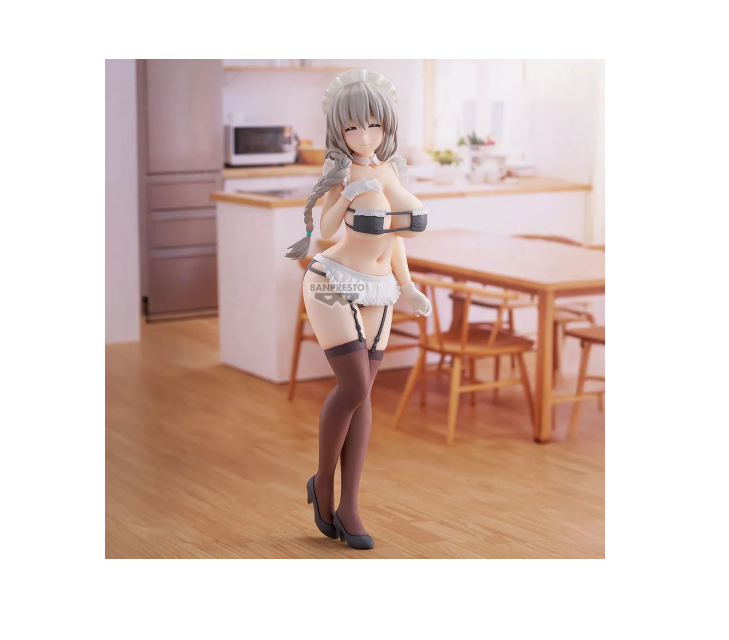 Figurka Uzaki-chan Wants to Hang Out! Glitter &amp; Glamours - Tsuki Uzaki (Maid Ver.)