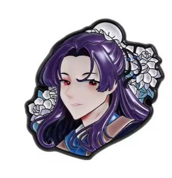 Przypinka emaliowana metalowa PIN Jinshi Cute ver. Zapiski Zielarki