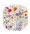 Naklejki winylowe Wlepy Stokrotki Kwiaty 50 sztuk Stickerbomb