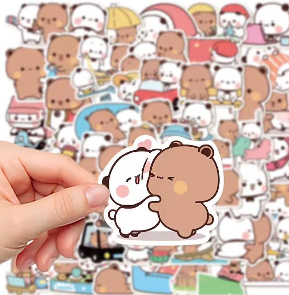 Naklejki winylowe Wlepy Bubu i Dudu 50 sztuk Stickerbomb