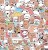 Naklejki winylowe Wlepy Bubu i Dudu 50 sztuk Stickerbomb