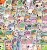 Naklejki winylowe Wlepy Bubble Tea Boba Shake 50 sztuk Stickerbomb
