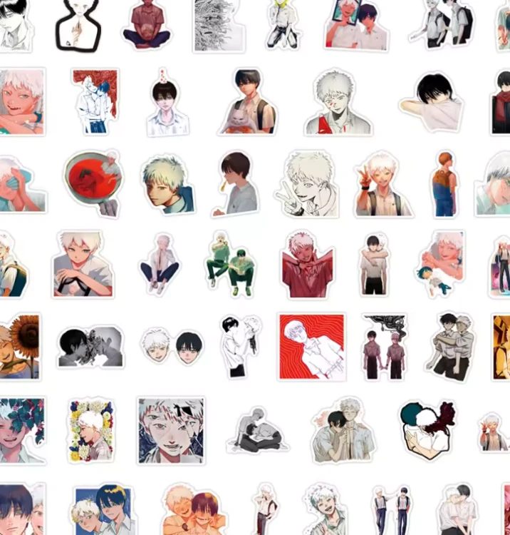 Naklejki winylowe Wlepy Lato, kiedy umarł Hikaru 50 szt STICKERBOMB