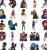 Naklejki Wlepy LOL Arcane Jinx Vi Caitlyn Jayce 50 szt STICKERBOMB