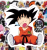Naklejki Wlepy Dragon Ball Songo Gohan Vegeta MIX 50 szt STICKERBOMB