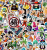 Naklejki Wlepy Dragon Ball Songo Gohan Vegeta MIX 50 szt STICKERBOMB