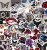 Naklejki winylowe Wlepy Ciemne Dark Aesthetic 50 szt STICKERBOMB