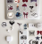 Naklejki winylowe Wlepy Ciemne Dark Aesthetic 50 szt STICKERBOMB