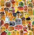 Naklejki winylowe Wlepy Roblox Faces Winning Smile 50 szt STICKERBOMB