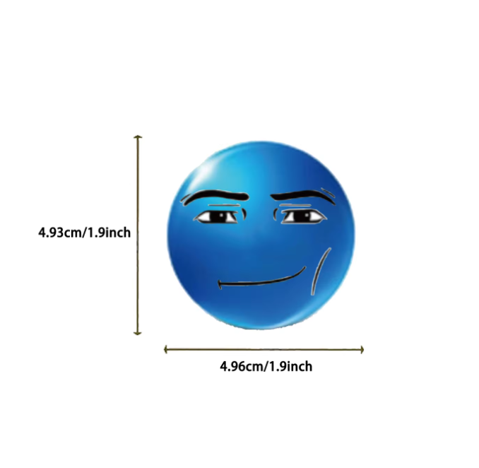 Naklejki winylowe Wlepy Roblox Faces Winning Smile 50 szt STICKERBOMB