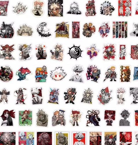 Naklejki winylowe Wlepy Gachiakuta Rudo Luther 60 szt STICKERBOMB