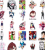 Naklejki winylowe Wlepy Dandadan Turbo Granny 50 szt STICKERBOMB