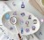 Naklejki winylowe Wlepy Magiczne Fioletowe Kryształy 50szt STICKERBOMB