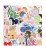 Naklejki winylowe Wlepy Malowane Akwarele Farby BuJo 50szt STICKERBOMB
