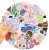 Naklejki winylowe Wlepy Malowane Akwarele Farby BuJo 50szt STICKERBOMB