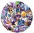 Naklejki winylowe Wlepy Magiczne Czarownice Magia 50 szt STICKERBOMB