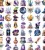 Naklejki winylowe Wlepy Magiczne Czarownice Magia 50 szt STICKERBOMB