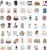 Naklejki winylowe Wlepy Jane Austen Książki Powieści 50szt STICKERBOMB