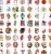 Naklejki winylowe Wlepy Japońska Kultura Jedzenie 50 szt STICKERBOMB