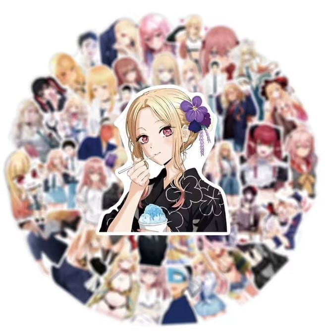 Naklejki Wlepy Project: Cosplay Marin Kitagawa MIX 50szt STICKERBOMB