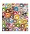 Naklejki winylowe Wlepy Słodkie Donuty Pączki 50 szt STICKERBOMB