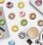 Naklejki winylowe Wlepy Słodkie Donuty Pączki 50 szt STICKERBOMB