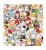 Naklejki winylowe Wlepy Krasnale Gnomy Dwarfs 50 szt STICKERBOMB