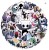 Naklejki winylowe Wlepy Hollow Knight Hornet 50 szt STICKERBOMB