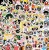 Naklejki winylowe Wlepy Atomówki Bójka MojoJojo MIX 50 szt STICKERBOMB