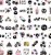Naklejki winylowe Wlepy Duszki Soot Sprites Ghibli 50 szt STICKERBOMB