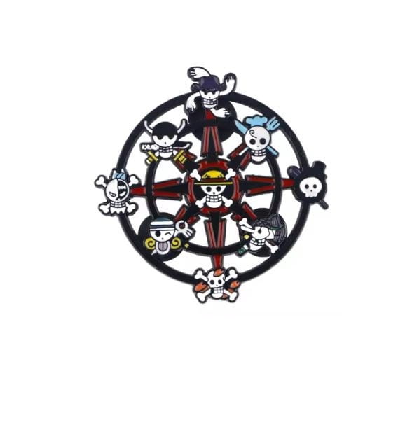 Przypinka emaliowana metalowa PIN Ster Słomkowy Kapelusz One Piece
