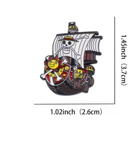 Przypinka emaliowana metalowa PIN Thousand Sunny One Piece