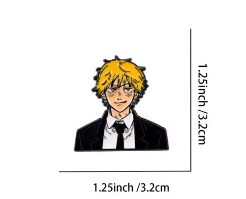 Przypinka emaliowana metalowa PIN Denji Chainsaw Man Anime Manga