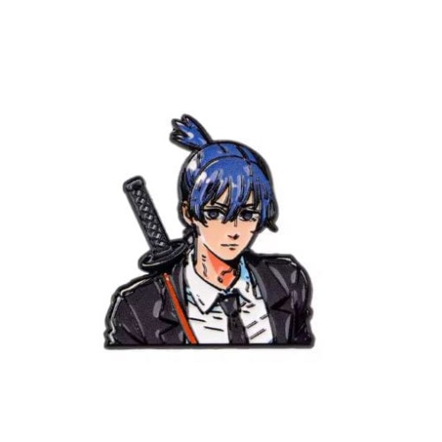 Przypinka emaliowana metalowa PIN Aki Chainsaw Man Anime Manga