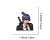 Przypinka emaliowana metalowa PIN Aki Chainsaw Man Anime Manga
