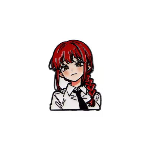 Przypinka emaliowana metalowa PIN Makima Chainsaw Man Anime Manga