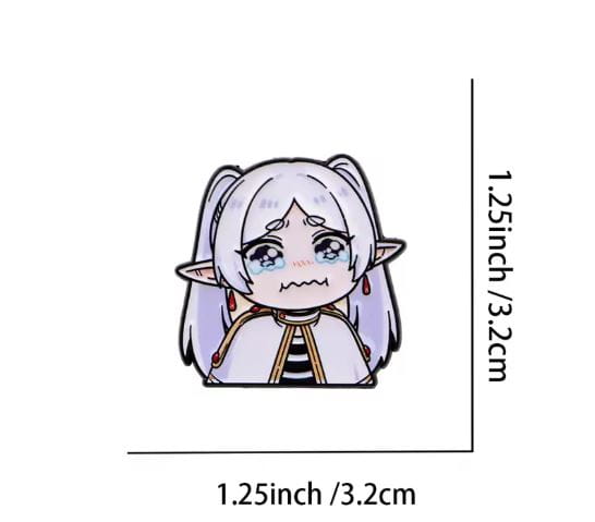 Przypinka emaliowana metalowa PIN Frieren Chibi ver. 2 Anime
