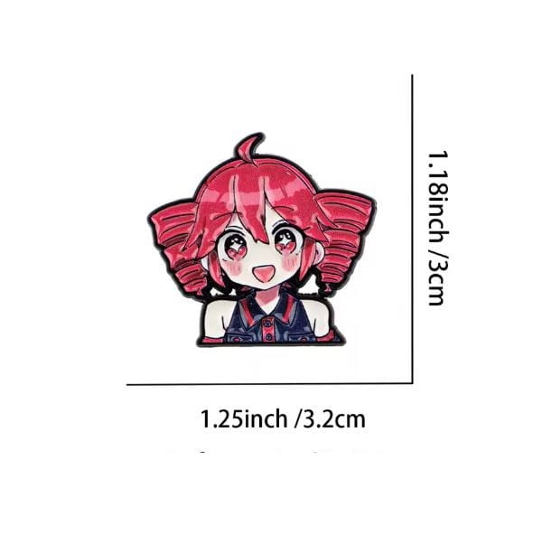 Przypinka emaliowana metalowa PIN Kasane Teto Vocaloid Chibi ver. 4